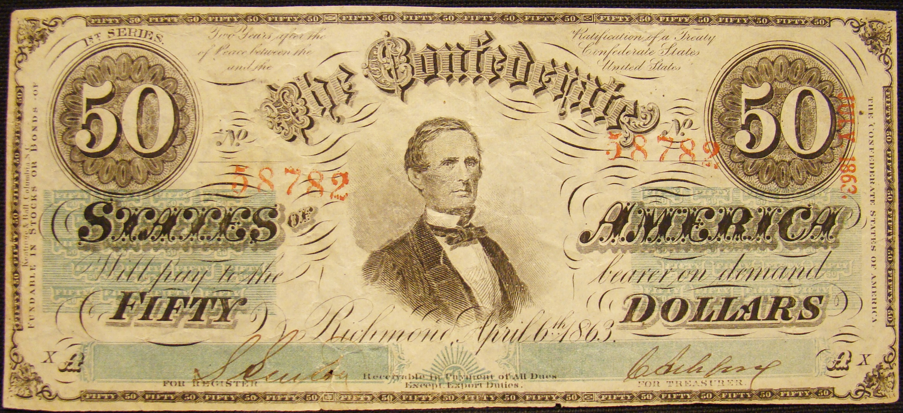 Джефферсон купюра. Доллары 50х. Купюры в Америке в 1862 году. 1 Доллар Вирджиния. 50 Долларов 2013 года выпуска.